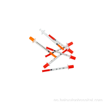 Medisinsk CE -uteksaminert 0,5 ml disponible sprøyter